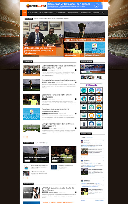 Website Spaziocalcio.it